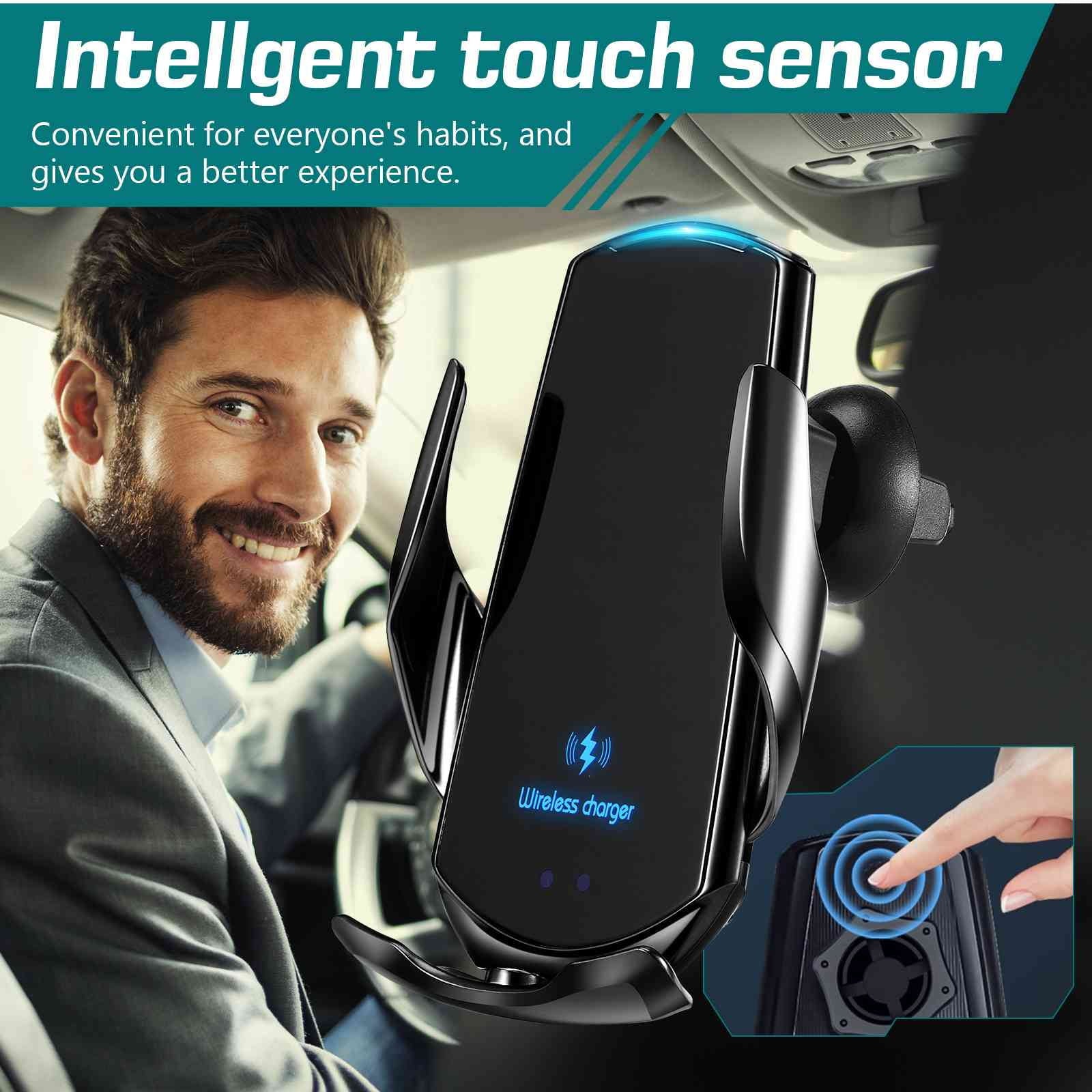 Car Charger: the on Nokia 920 15W - Holder Charging Auto-Clamping Go Mount Wireless Optimal Phone for Lumia Fast