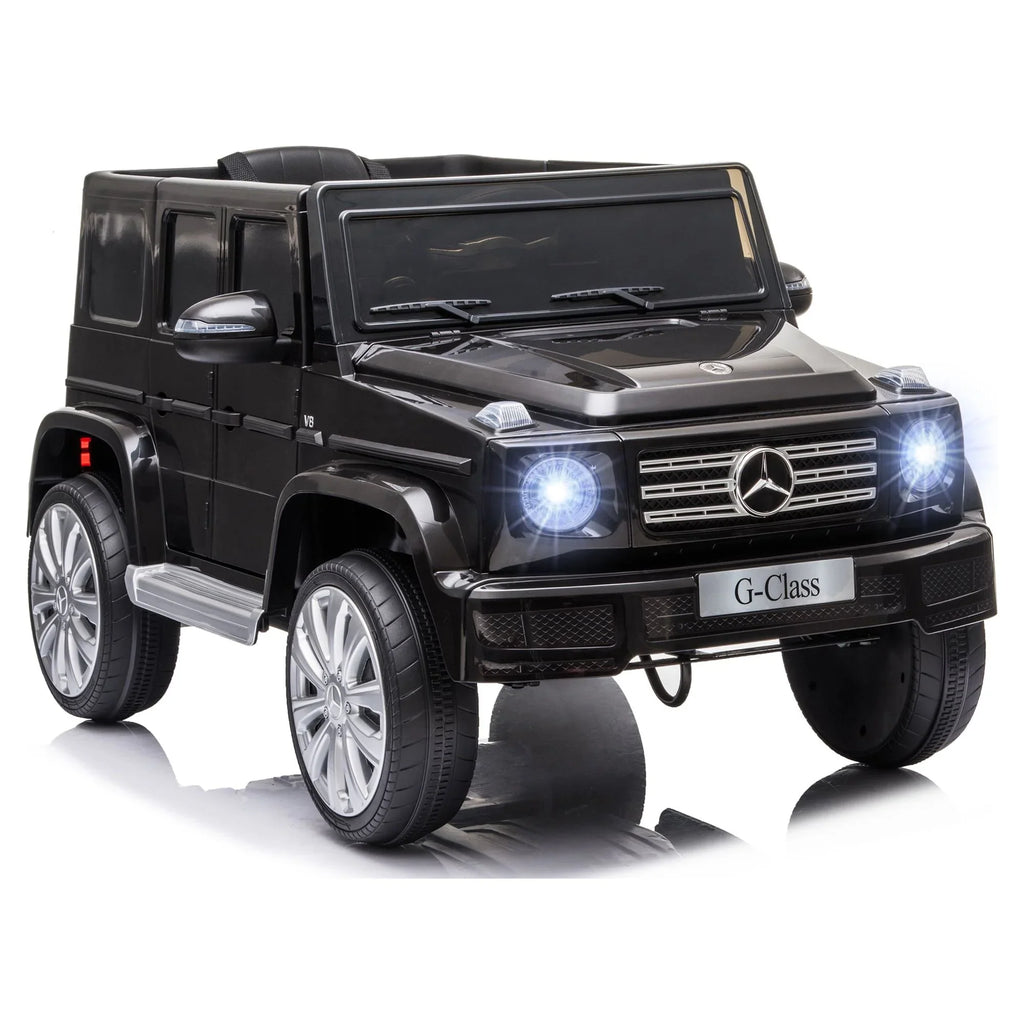 Powered Working Control, Suspension 12 Benz V G500 with Ride-On Headlights, Remote Mercedes & Bright Aosom