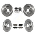 '- Electric Brake Disc Hyundai K8S-103756 Kit Rotors Transit Parking Pads Semi-Metallic 2022 AWD For And Rear Front With Auto Kona
