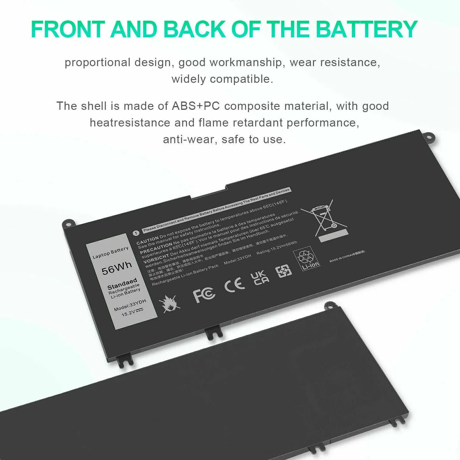 Latitude 3590 Battery 3480 W7NKD 33YDH 3580 US For P30E001 3490 3380 Laptop