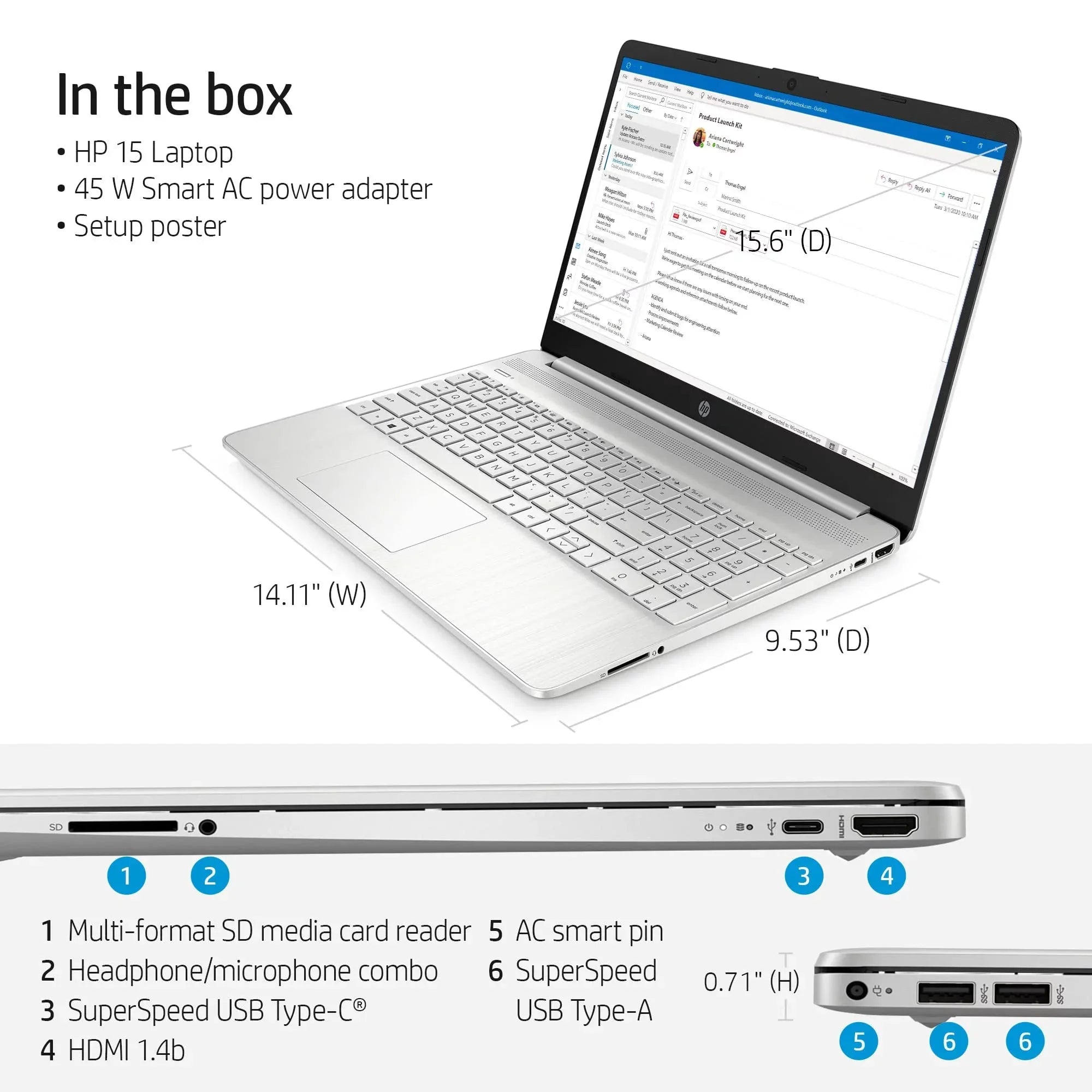 Intel Bluetooth, Long Screen WiFi RAM, 2023 Webcam, Windows Laptop, 512GB 8GB Xe Quad FHD 11+HubxcelAccessory 4.2GHz), (Upto Core SSD, HP i5-1135G7 Iris Graphics HD Hour Battery, 15.6’’ Pavilion 6,
