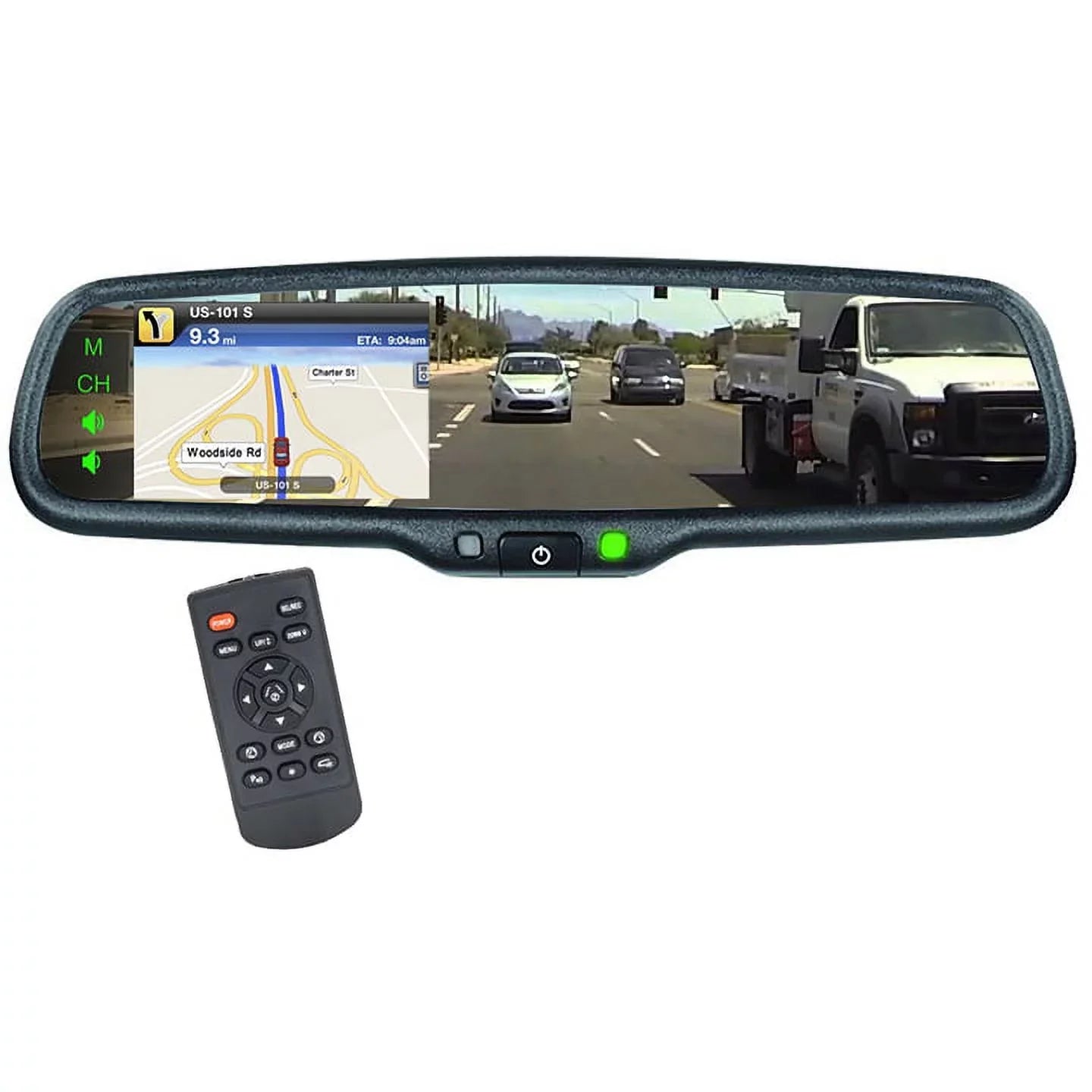 4.3" with VTM43M4 Rearview 4 Mirror Video Inputs BOYO Monitor