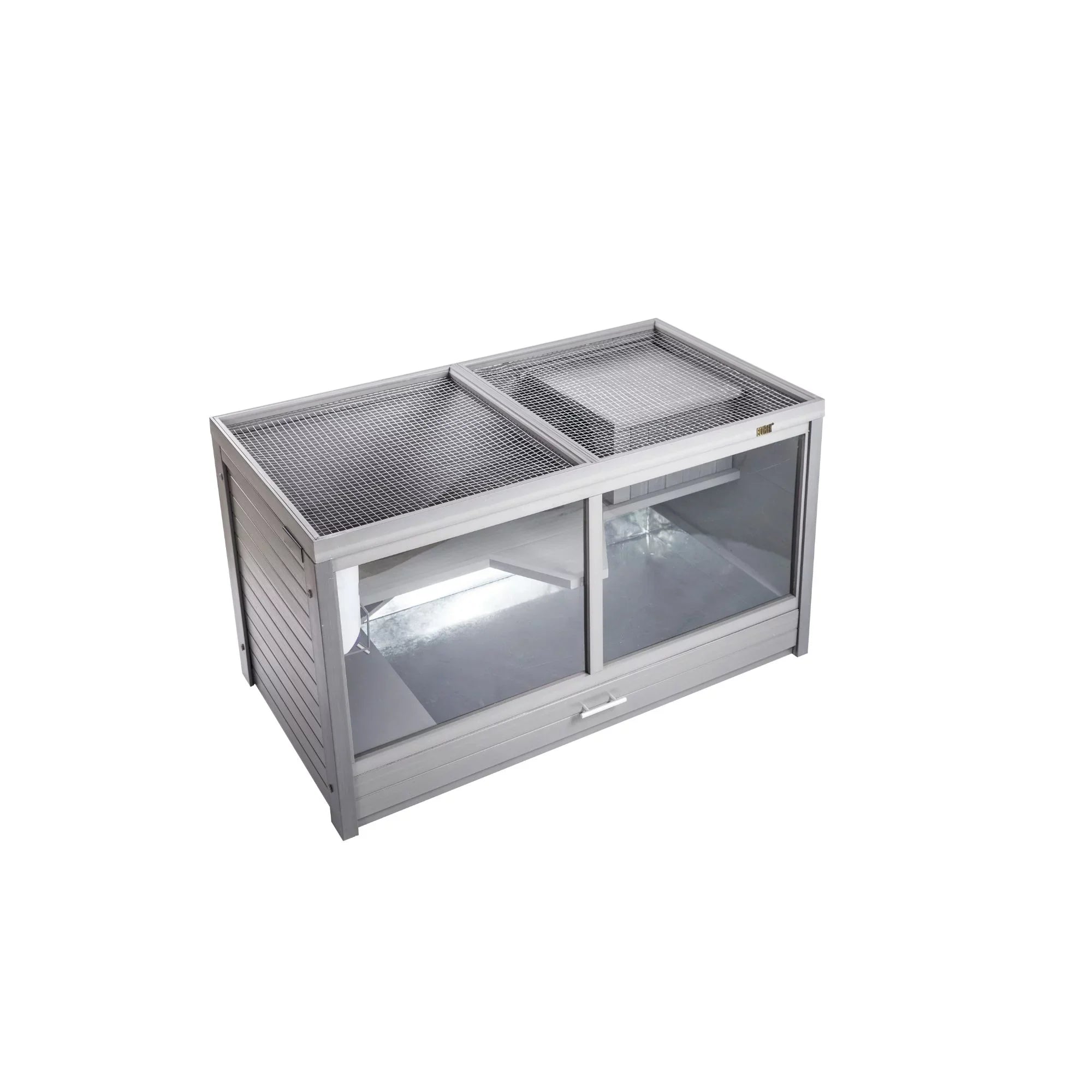 Grey ECOFLEX® Indoor Habitat-Nantucket Avenue Jumbo Hutch Rabbit Park
