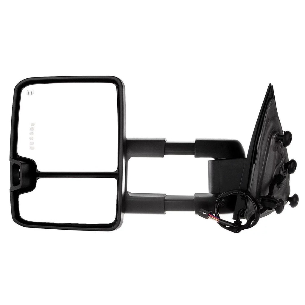 Lamp+Backup CHEVROLET TAHOE Turn Fits SILVERADO, Heated 2007-2013 Tow Mirror For 07-13 Blk 2007-2014 Smoke CHEVROLET Silverado select: 2x Power Sierra