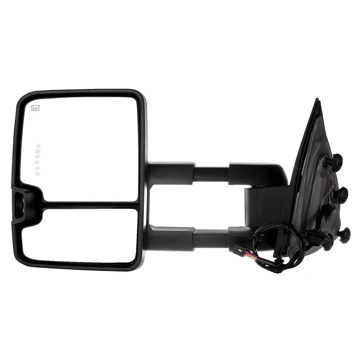 Lamp+Backup CHEVROLET TAHOE Turn Fits SILVERADO, Heated 2007-2013 Tow Mirror For 07-13 Blk 2007-2014 Smoke CHEVROLET Silverado select: 2x Power Sierra
