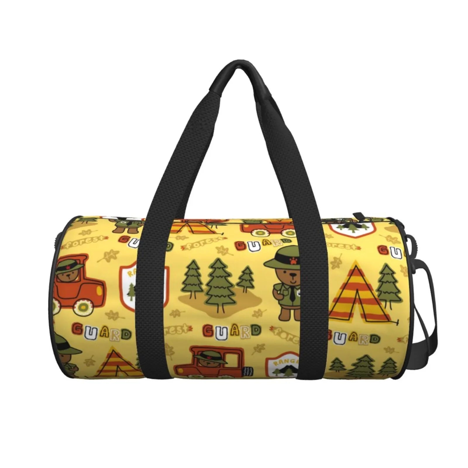 Coaee Luggage Travel with Capacity Compartment Guard Bag Large Cylinder Bag Bag Sports Waterproof Gym and Forest Pocket