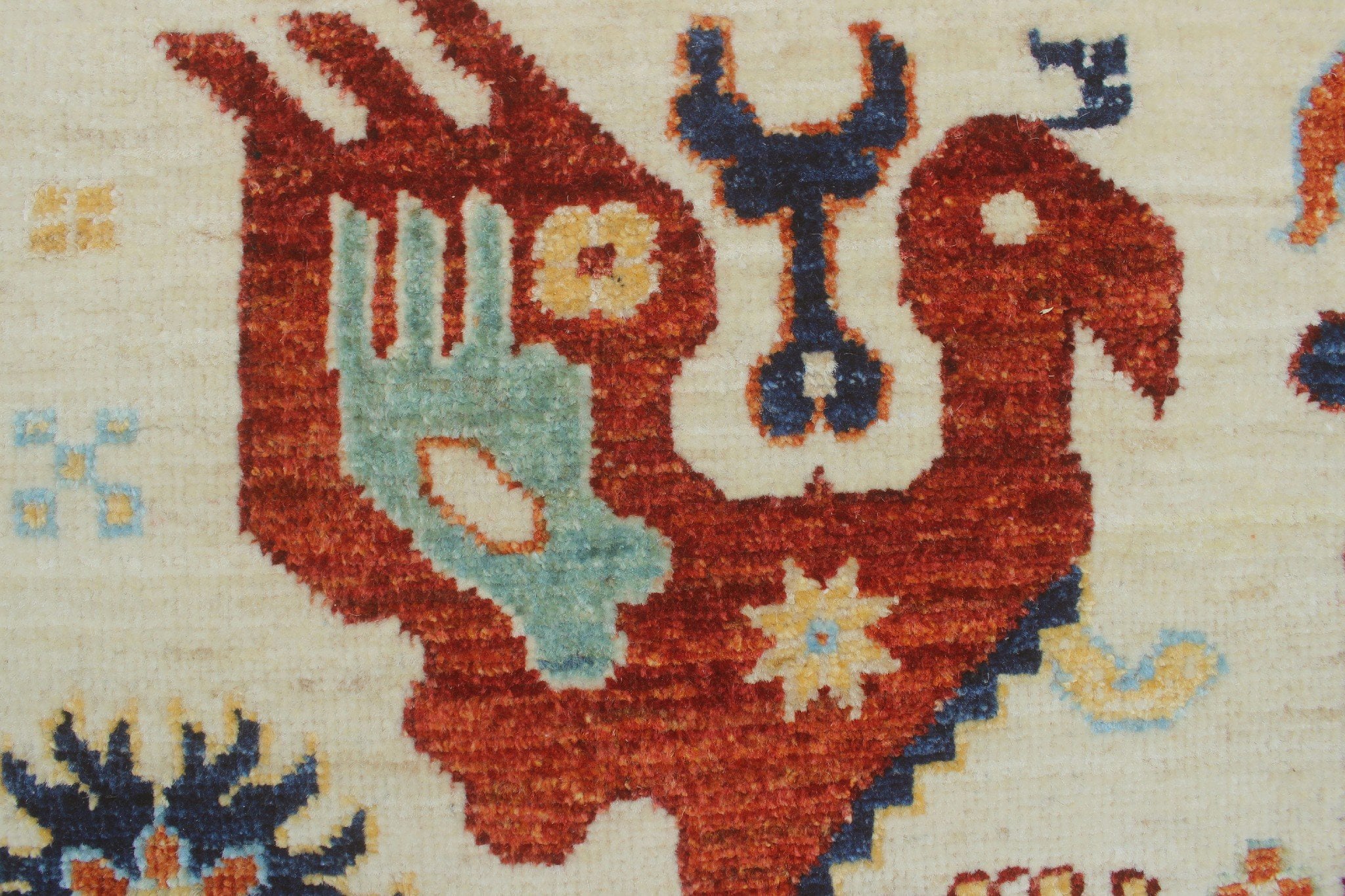 Aria x Rug, 8'8" Gormal Ivory/Blue 11'11"