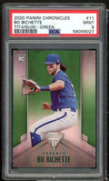 Rookie PSA Card 2020 Titanium Green 9 Chronicles Panini Bo Bichette #11