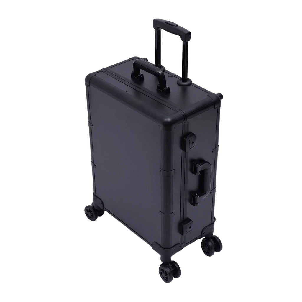 Box Key Makeup Train Luggage DENEST Organizer Cosmetic with Rolling Trolley Case Travel