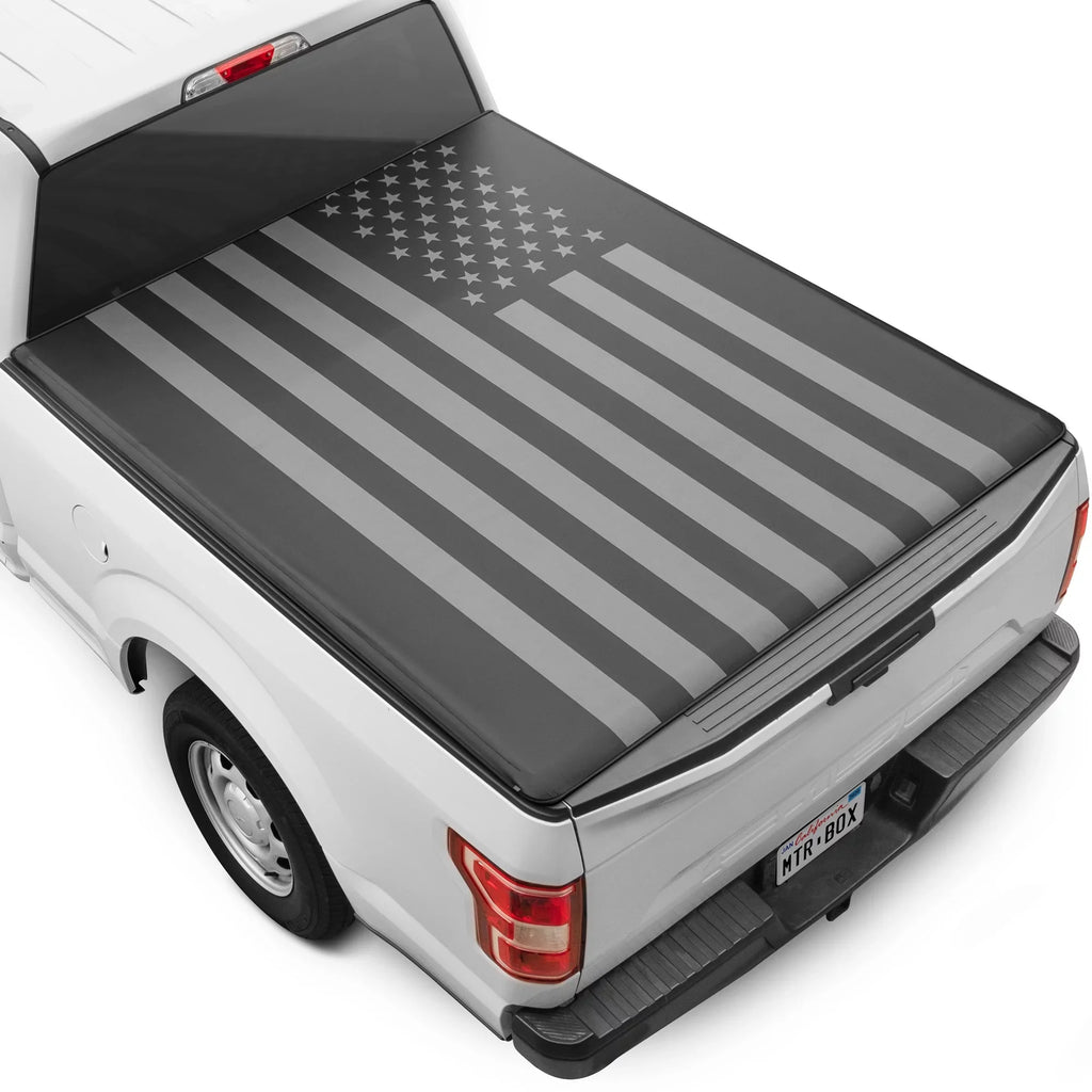 All Protector Ram Flag ft Bed climate Black for Cover Tonneau 6.4 2500/3500 Soft Truck 2002-2023 1500 2003-2020 Retractable Roll-up