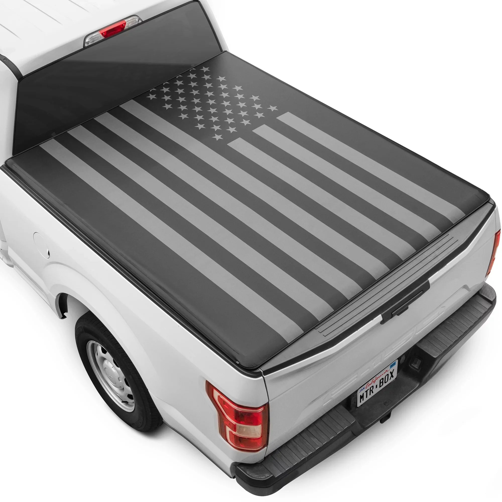 All Protector Ram Flag ft Bed climate Black for Cover Tonneau 6.4 2500/3500 Soft Truck 2002-2023 1500 2003-2020 Retractable Roll-up