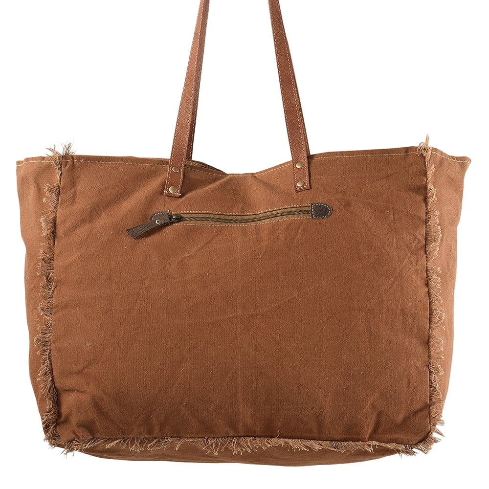 Genuine Embossed purse women Leather Canvas Upcycled Upcycled KB TOTE KB228 Wool bag handbag OHLAY western