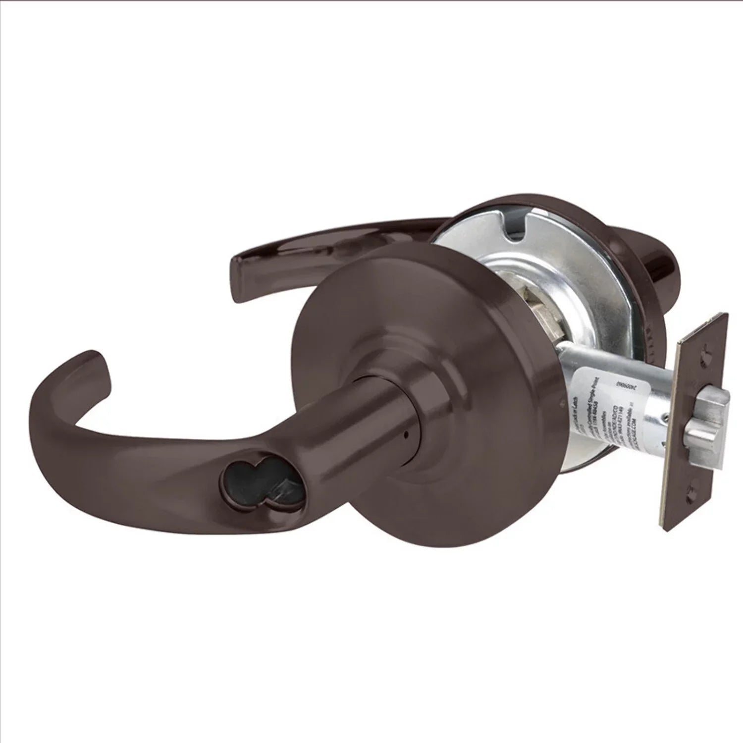 SPA 613 Finish Lever Oil Non-Handed Sparta Bronze Entrance/Office ND91BD Lock Less 1 Core Schlage SFIC Rubbed Prep Grade