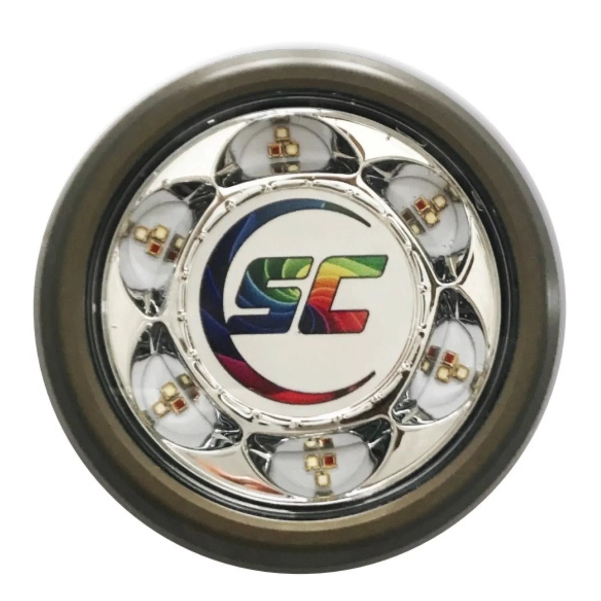SC3 Shadow 12v Thru-Hull Light LED Caster GW Aluminum Underwater