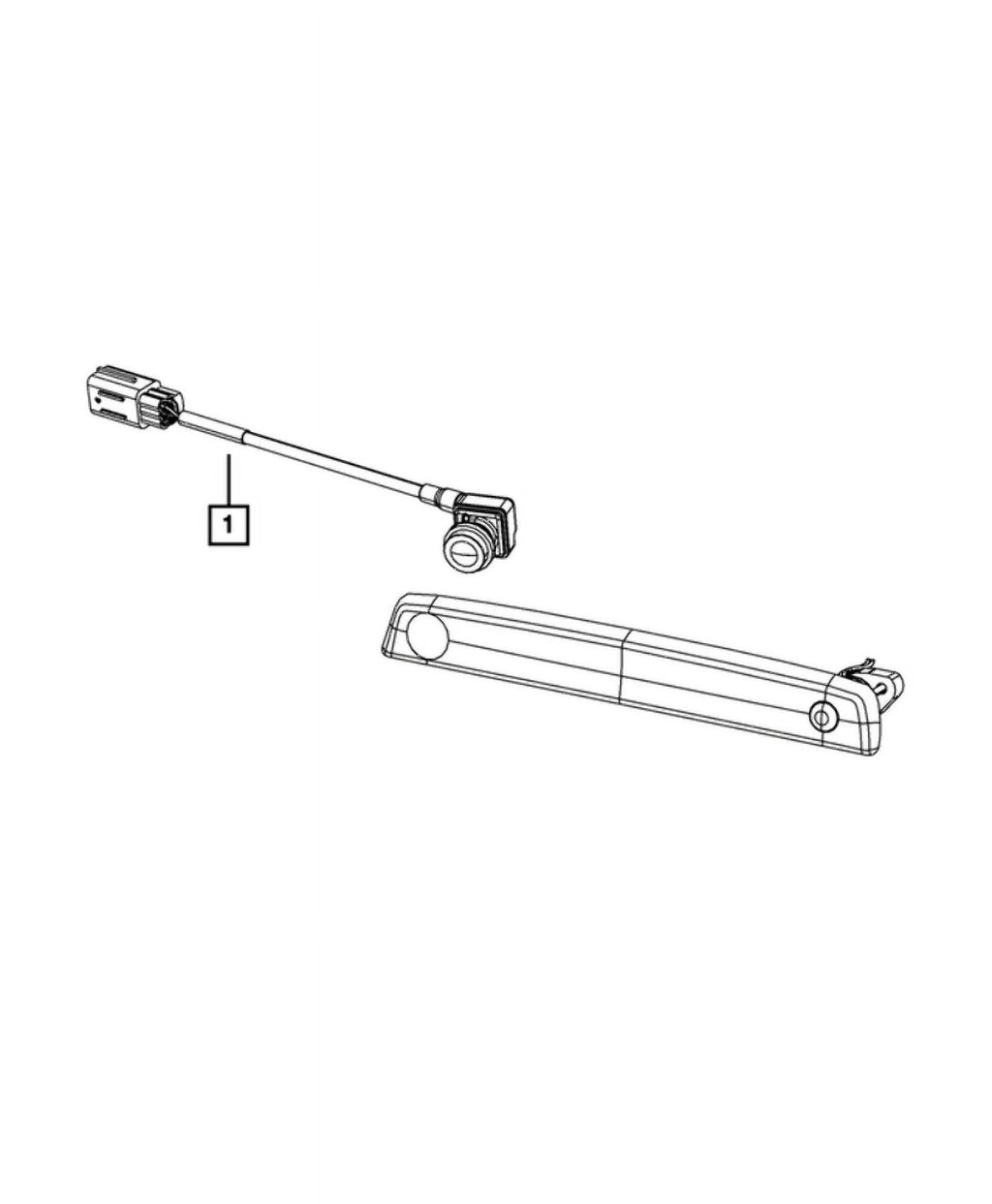 Camera New Genuine 56054058AH OE Mopar