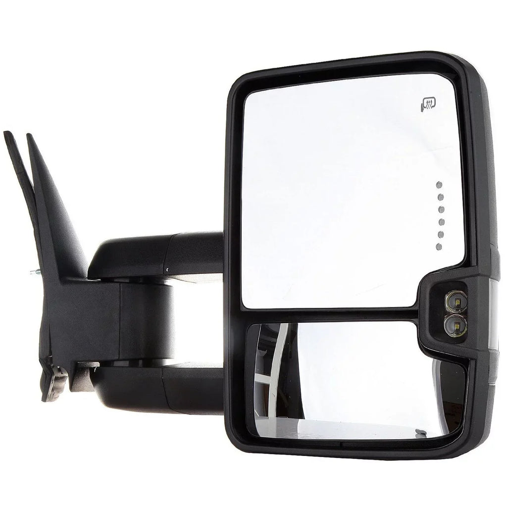 Lamp+Backup CHEVROLET TAHOE Turn Fits SILVERADO, Heated 2007-2013 Tow Mirror For 07-13 Blk 2007-2014 Smoke CHEVROLET Silverado select: 2x Power Sierra