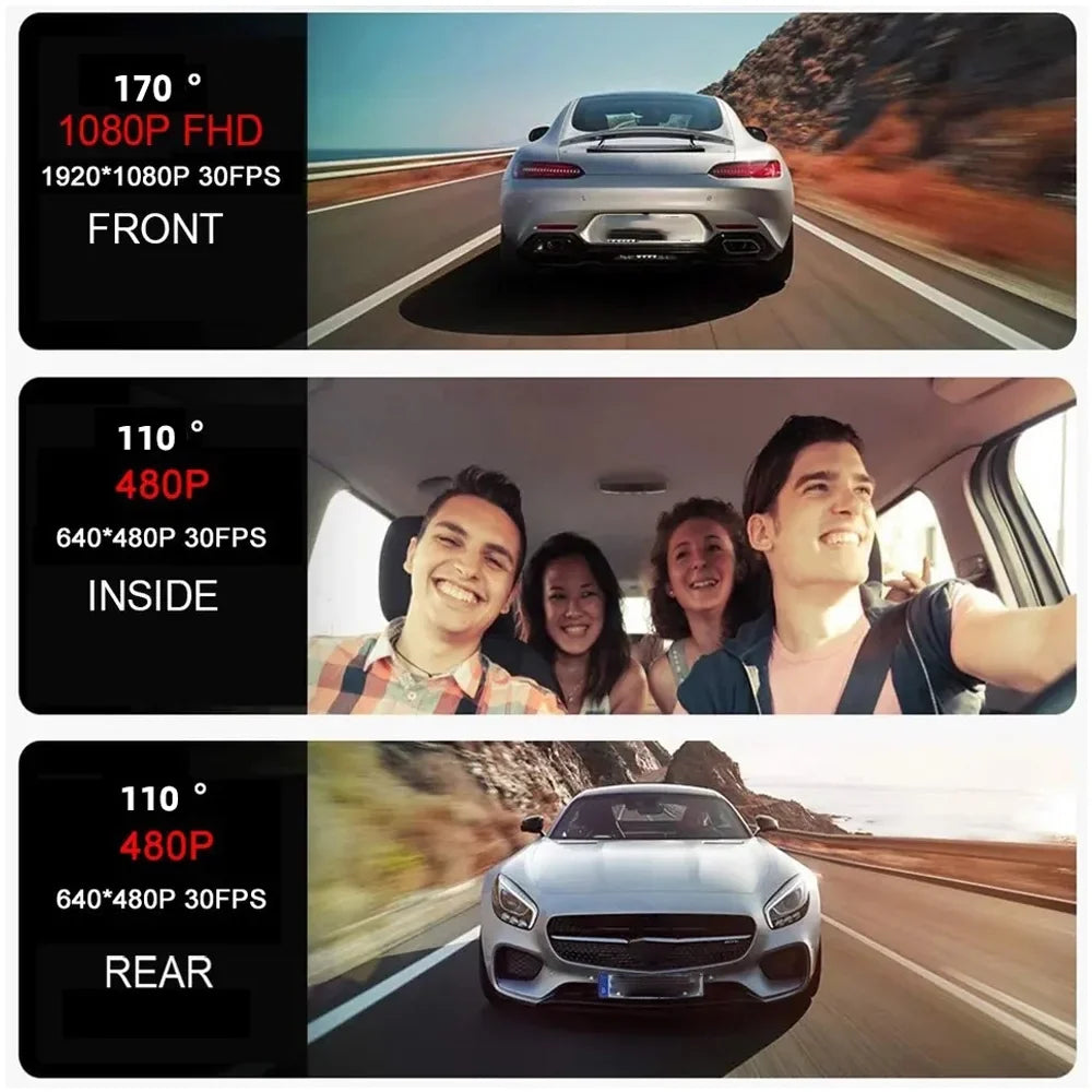 And Car 10800p Camera Wide Cameras Rear Dash 3 GoolRC Mirror Rearview Video Car Rear Dashcam With Rearview Car Dash Mirror Rearview Wide Car Car Cam Cam Clear Clear Fhd Auto And Cam,Cam Wifi Car