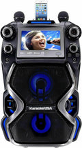 CDG/MP3G Karaoke Karaoke Rechargeable 2 Portable Mics w/ USA Player 300W