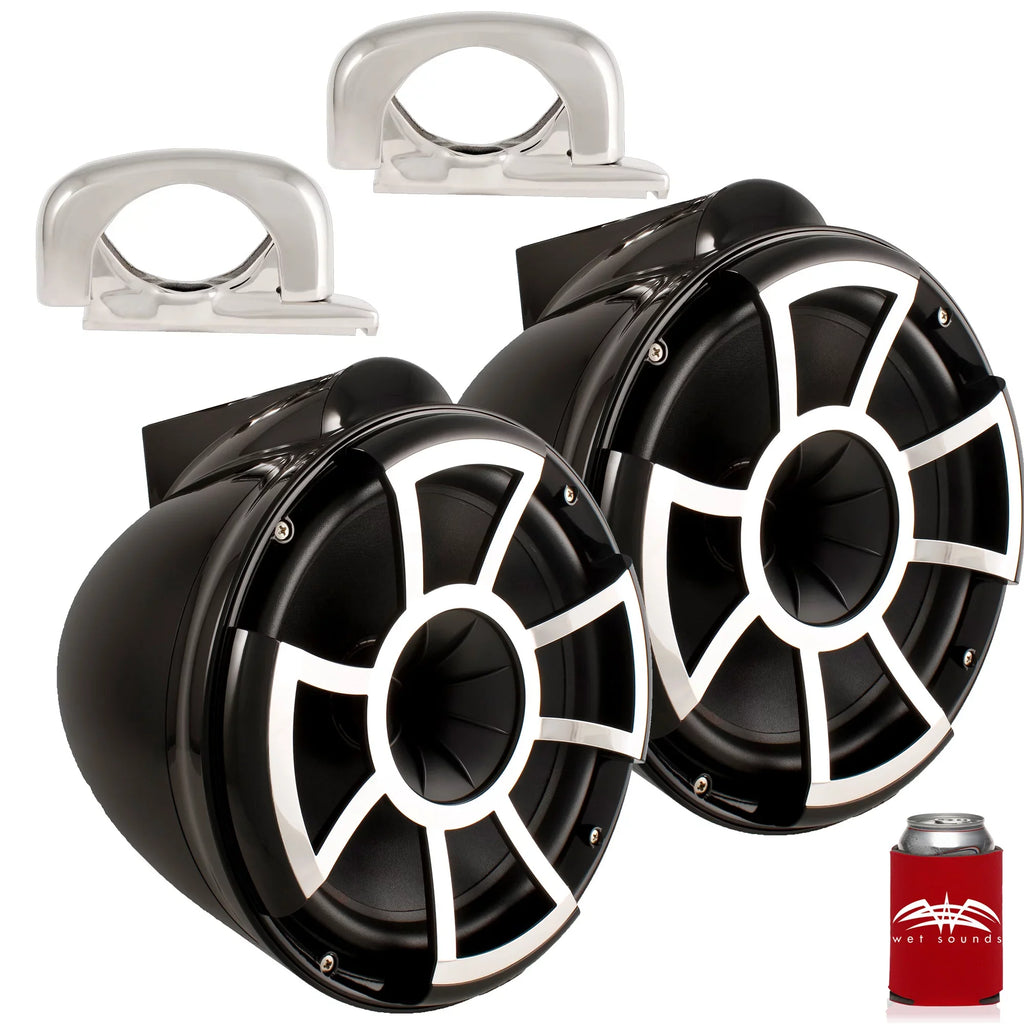 Fixed 1" 1 Fits - with to 10" Black Wet Pipe REV10 7/8" Clamps Speakers Tower Mini Sounds