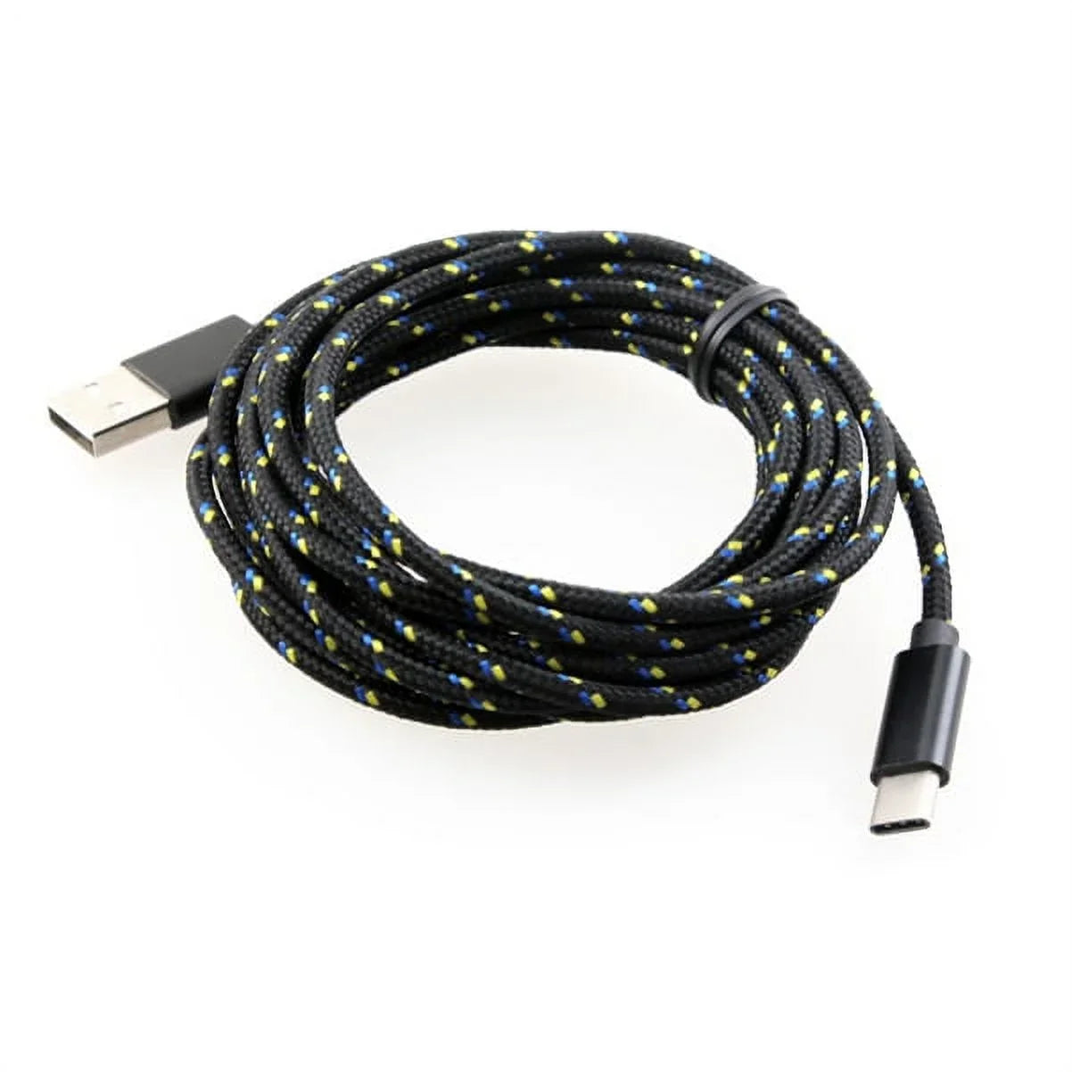 Pro Type-C Phone Cable Holster Black Sync Wire Belt Nokia Durable for Razer 7 w Long Y4P Rugged OnePlus 6T, 10ft Metal 2 Case Canvas 5T, Rapid Plus Durable - - USB 3.1 Braided 6, Clip Charger