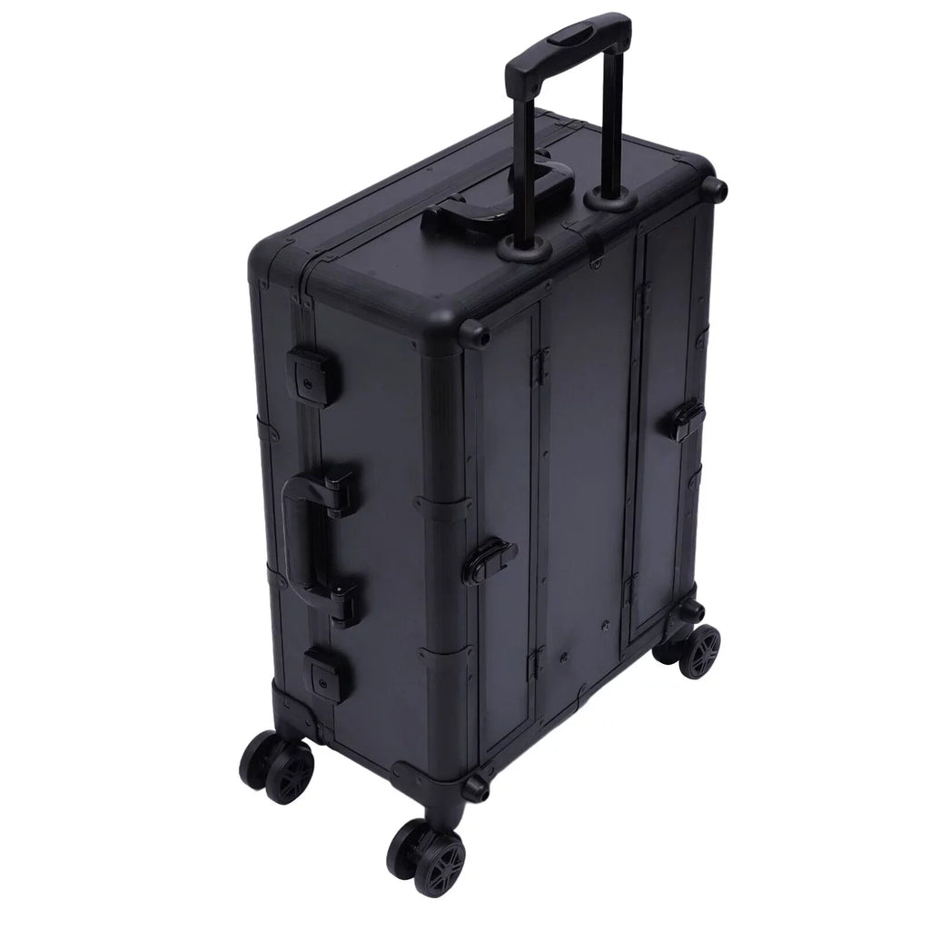Box Key Makeup Train Luggage DENEST Organizer Cosmetic with Rolling Trolley Case Travel