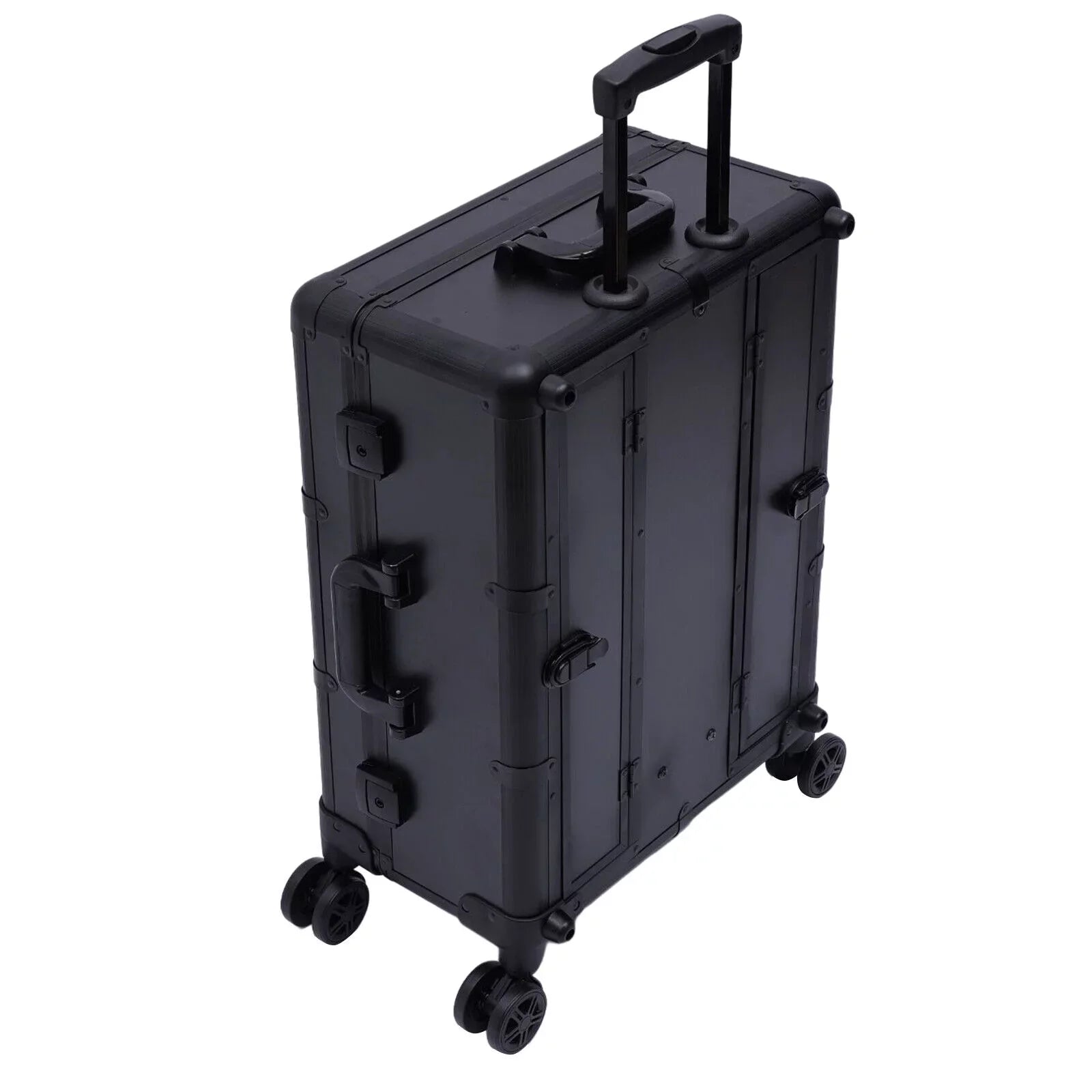 Box Key Makeup Train Luggage DENEST Organizer Cosmetic with Rolling Trolley Case Travel