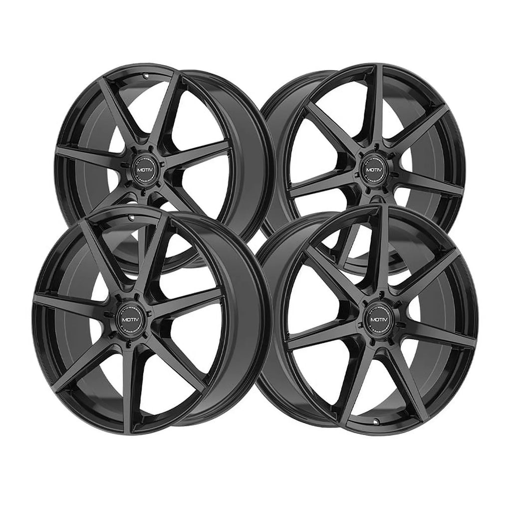 Wheel Black Rigor Motiv 432B 5X108 17x7.5 Rim