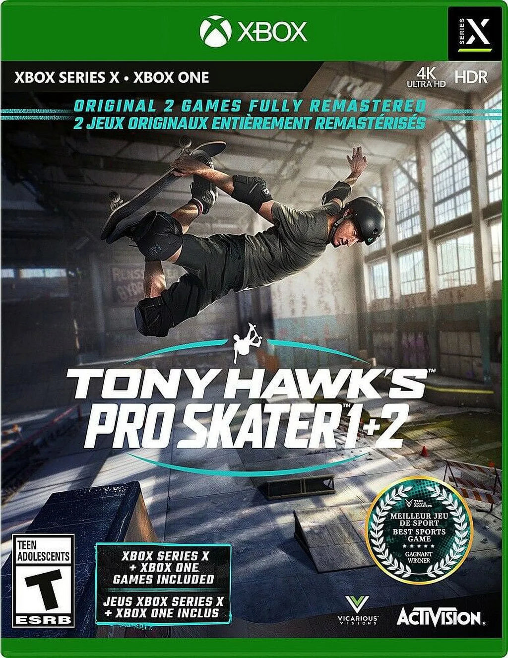 Xbox HAWK Series SKATER PRO TONY - 1+2 X