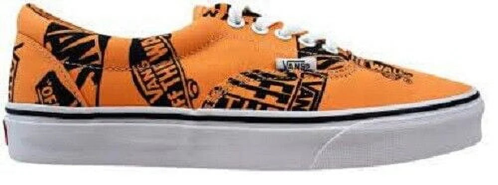 NEW MEN ERA MIX LOGO SKATEBOARD SHOES VANS 9 TANGERINE/BLACK dimension CLASSIC LOW