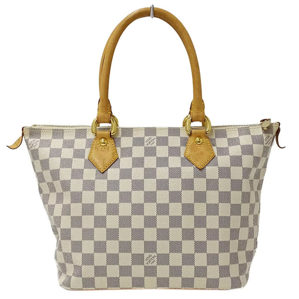 Used Azul Bag Gray Handbag White Damier Saleya Ladies N51186 Tote Authenticated PM