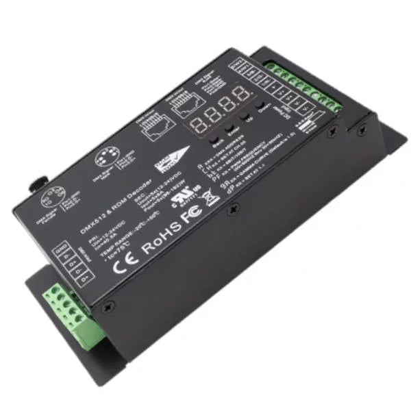 w/RJ45 Channel DMX Decoder Lighting 5 American