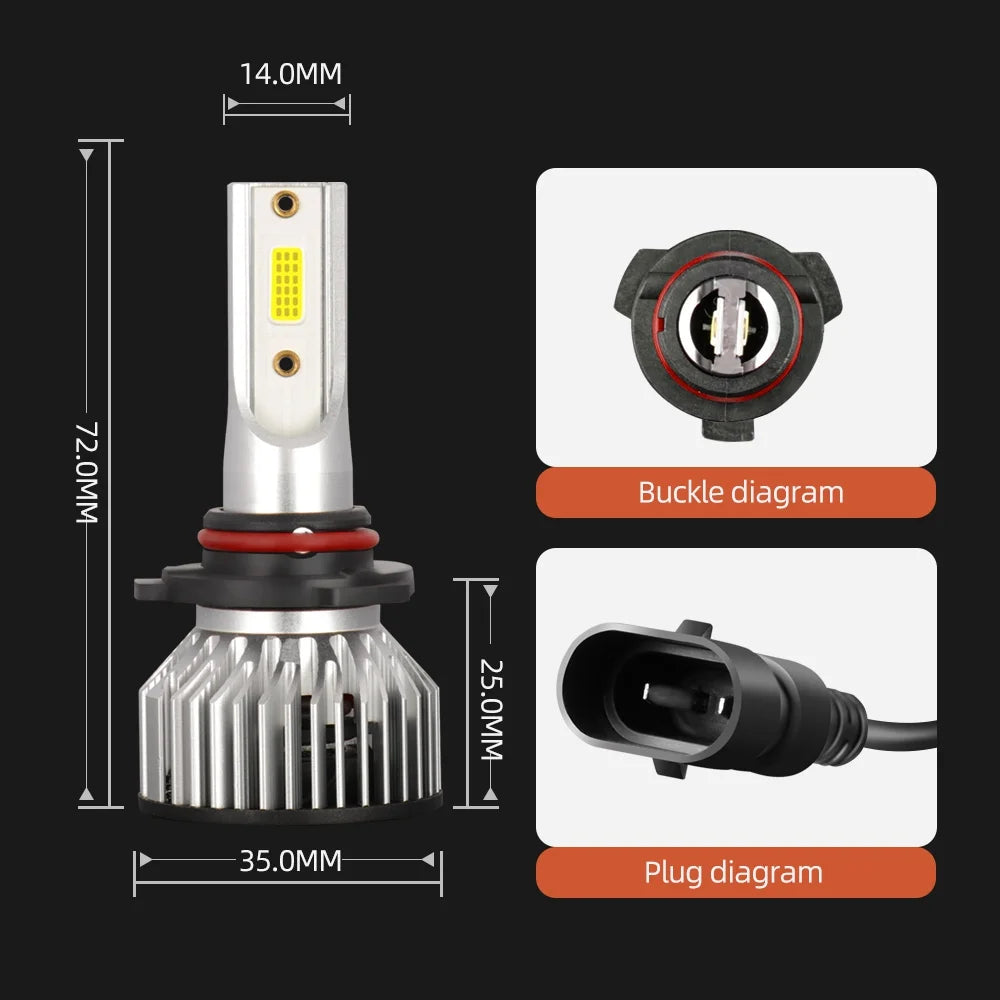 6pcs 6000K 2013-2015, H11 High Light Beam H11 Mazda Bulbs LED + For LED CX-9 Hedlight Low Bulbs 9005 Fog