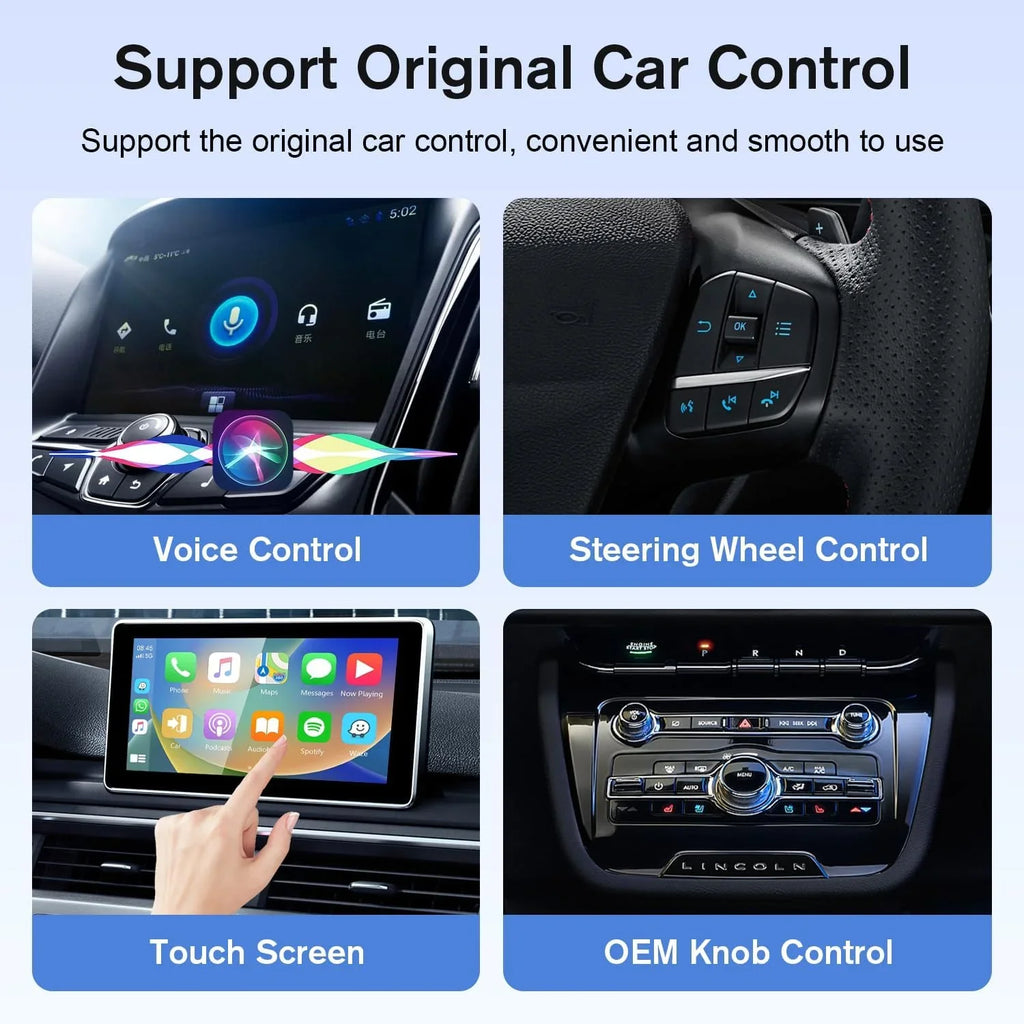 & CarPlay Wireless The [2024 Android Auto for Newest] Pro to Adapter Drivebox Autoflix,4 Car Car Your Netflix/Youtube/Screen Magic Adapter Wireless Box Link with in CarPlay Stream 1 Mirroring,