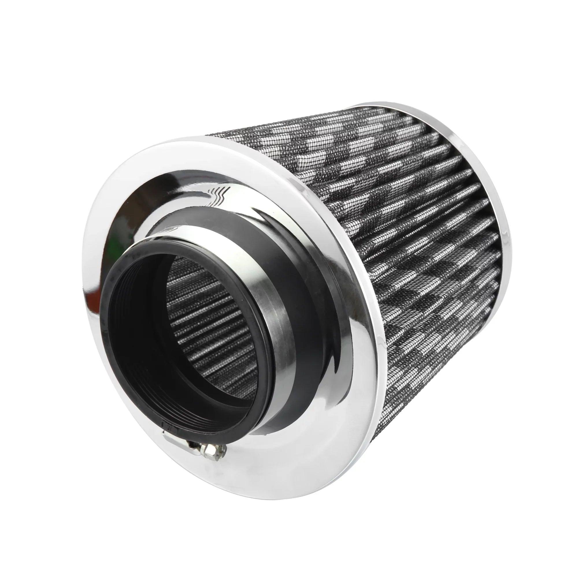 Clamp Cone 60mm Replacement Air Washable Reducer Fiber Dry 1pcs Intake Pattern Cold Air 2.3" Inlet on Ring Filter Carbon