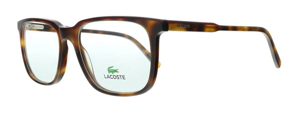 for mens 219 Eyeglasses Modified Havana/Burgundy L2861 Rectangle Lacoste