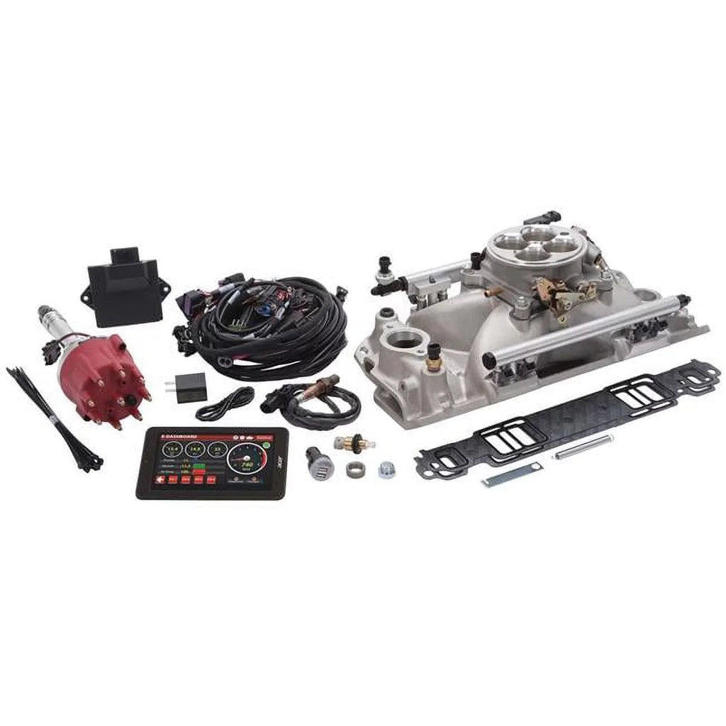 CHEVROLET Multi Sequential C10 Square select: 1000 Small 1967-1986 for Chevy Block EDE35690 Natural 4 CHEVROLET Bore Distributor Injection Port CFM CAMARO, Edelbrock Fuel 1969-1986 Pro-Flo - Fits