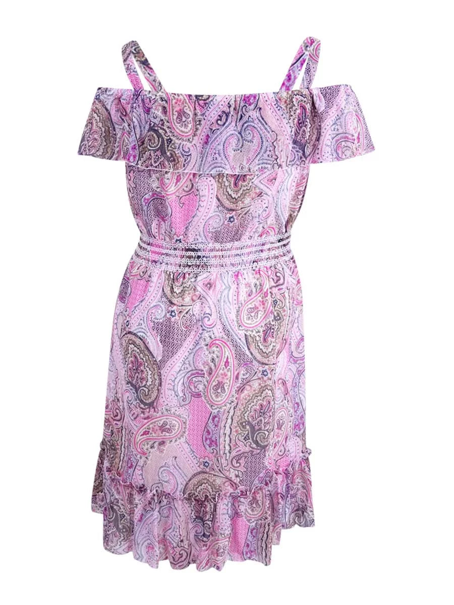 outfit Tommy Paisley-Print Cold (18, Hilfiger Women's Print Shoulder Multi)