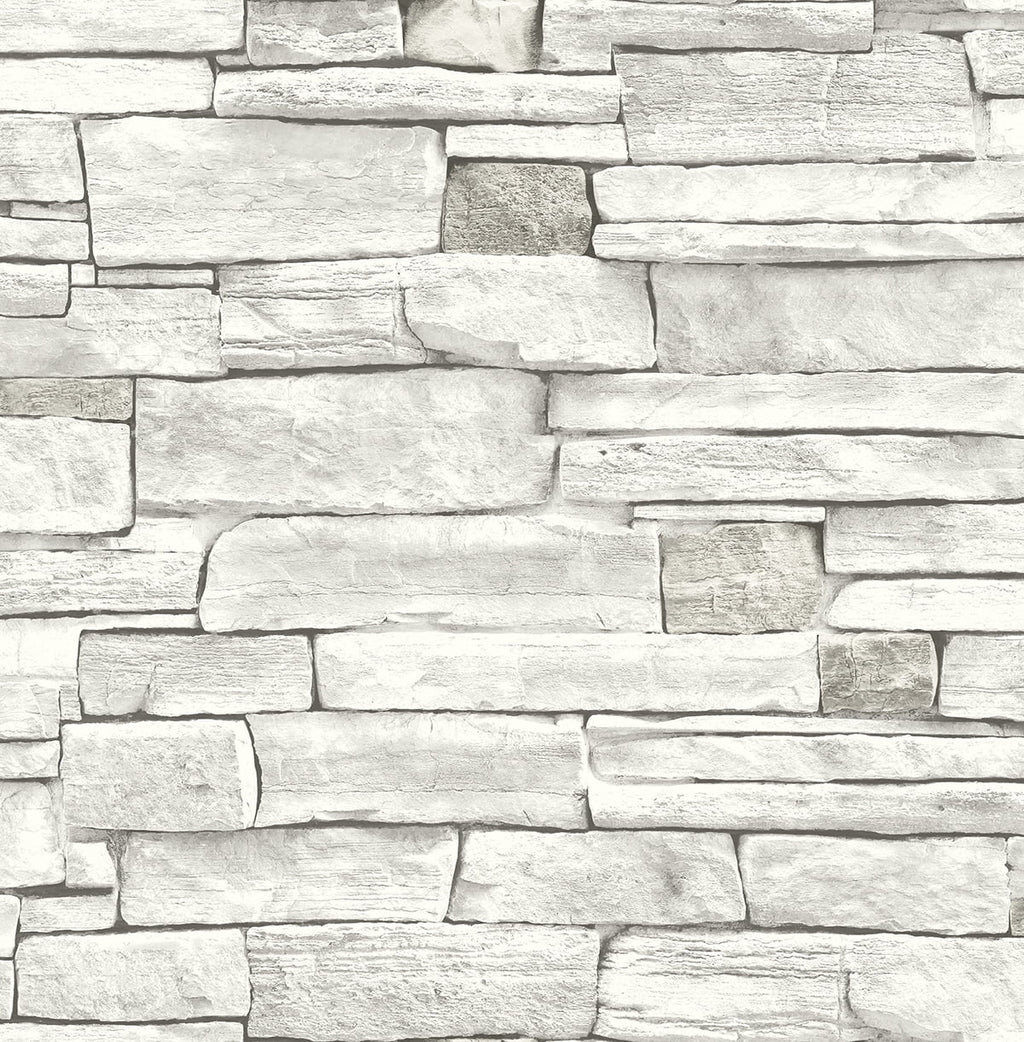 L Stone 20.5 x W ft. NextWall in. - 18 Peel Wallpaper Stick and Stacked