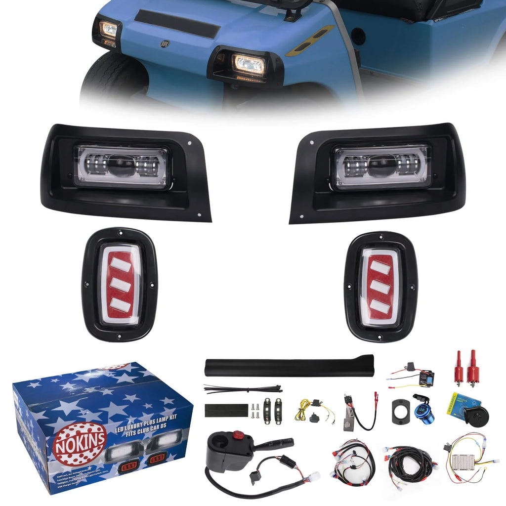 DRL, Car Kit Charging, for USB Converter, Switch Brake NOKINS Plus LED Light DS DC 1993-UP, 20A Deluxe Club