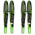 54" dimension Combo dimension 7, Kids (2 liquid 2-Mens OBrien Skis, Adjustable Pack) Green