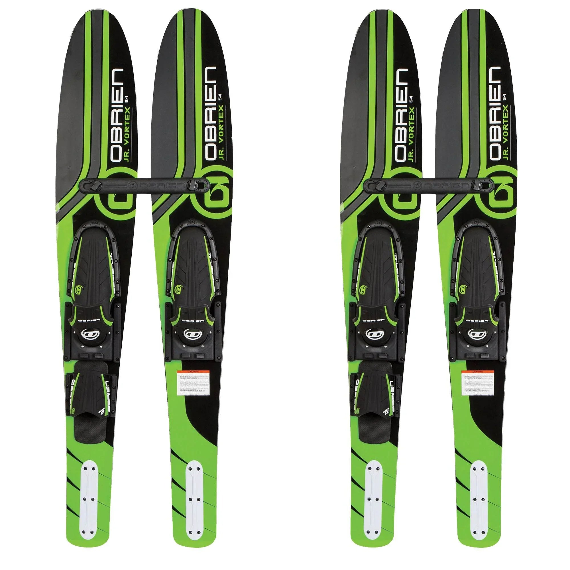 54" dimension Combo dimension 7, Kids (2 liquid 2-Mens OBrien Skis, Adjustable Pack) Green