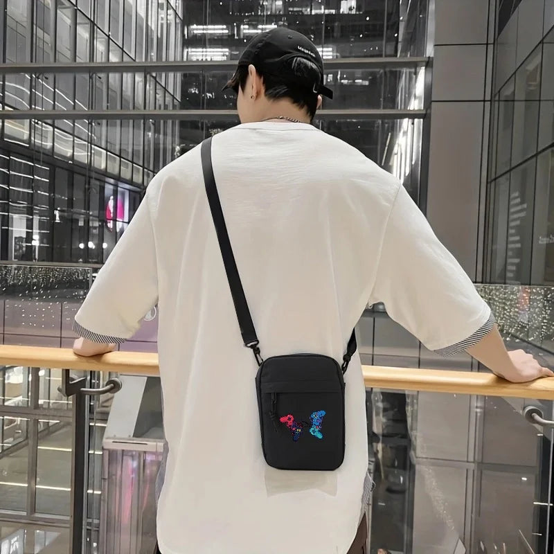 Strap With Sling Daily Games & Print Shoulder Handle moocr Commute Crossbody & Women‘s And Travel Bag Sports exterior Lightweight Bag Detachable Casual Men‘s For