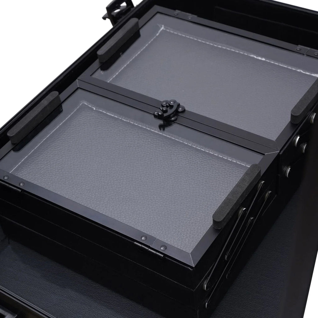 Box Key Makeup Train Luggage DENEST Organizer Cosmetic with Rolling Trolley Case Travel