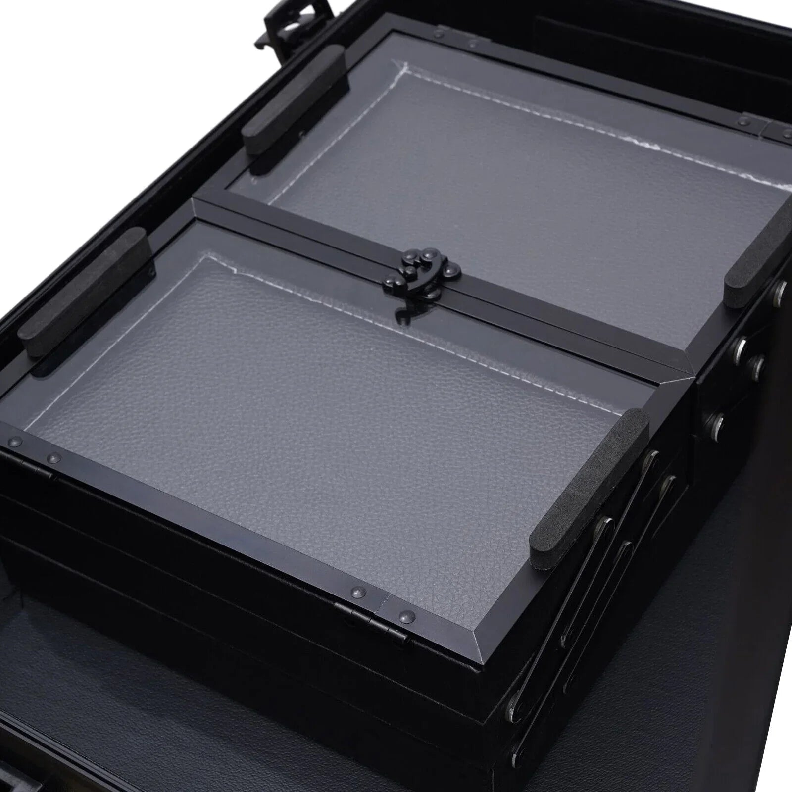Box Key Makeup Train Luggage DENEST Organizer Cosmetic with Rolling Trolley Case Travel