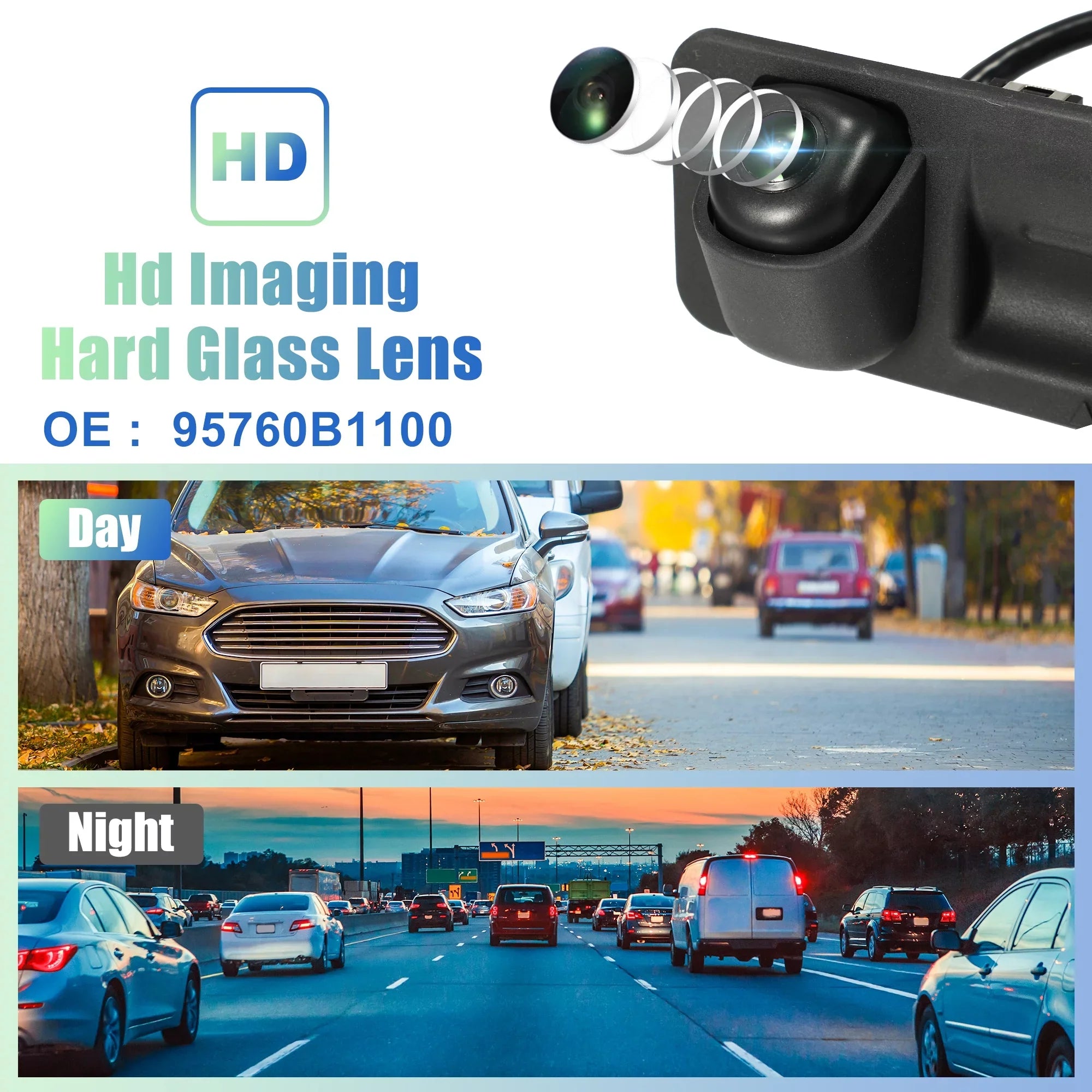 Unique Bargains Rear Park Camera Assist 95760B1100 View Reverse Camera Back Rear Up