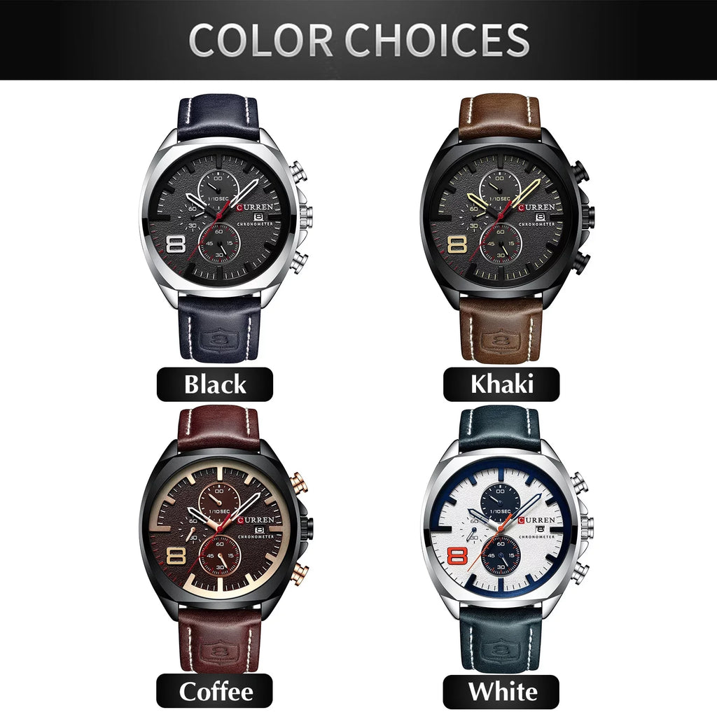 Men Quartz Wristwatches,Casual Casual Watch Arealer Dazzduo Watch Movement Watch Wrist Wrist Business