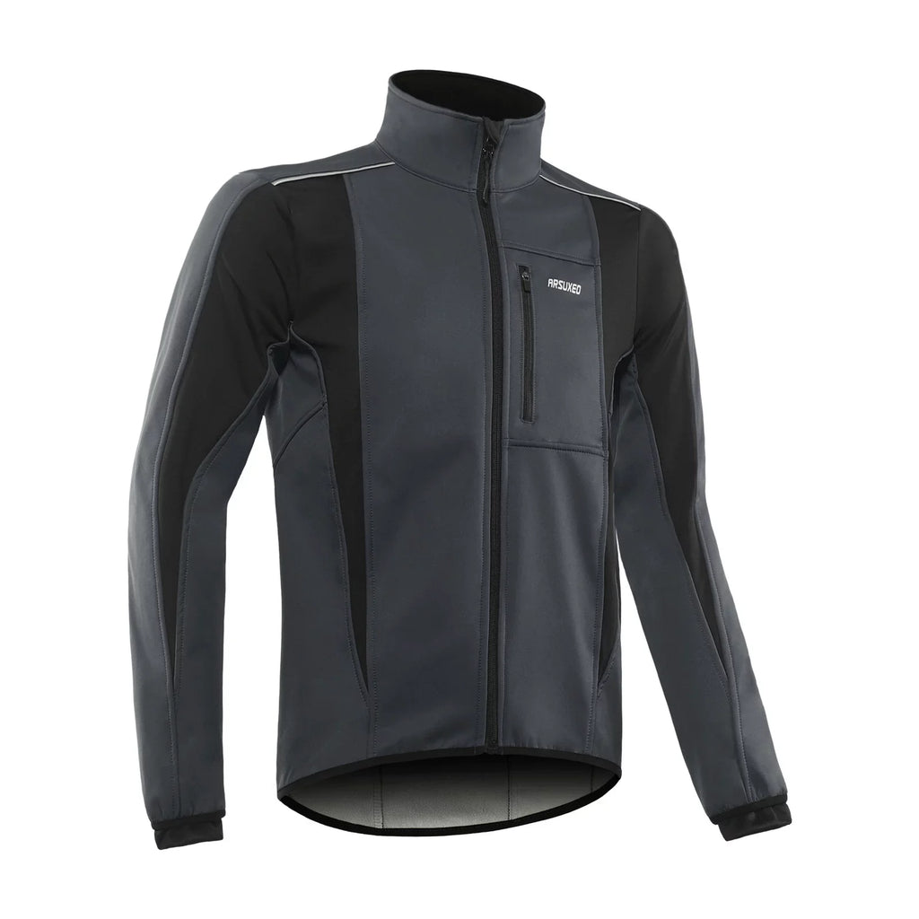 Bike Winter Protection Warm Jacket Ultimate for Arsuxeo Waterproof Cycling Windproof - Outerwear