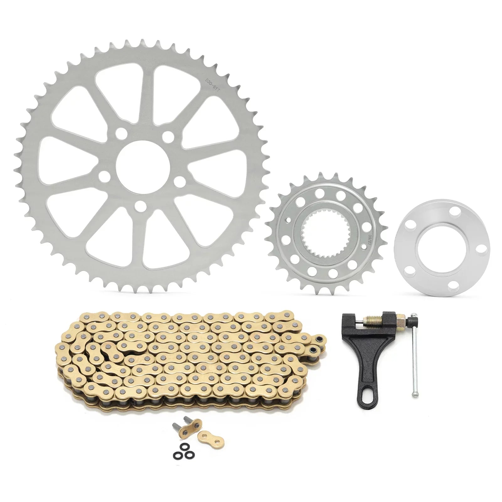 Kit FXD Harley Dyna Chain for Wide Conversion Drive Glide FXDWG Sprocket