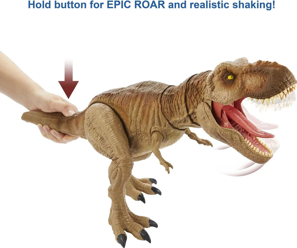 Tyrannosaurus Ages Large Figure for Action World 4 Up Rex Years Jurassic Epic & Roarin’