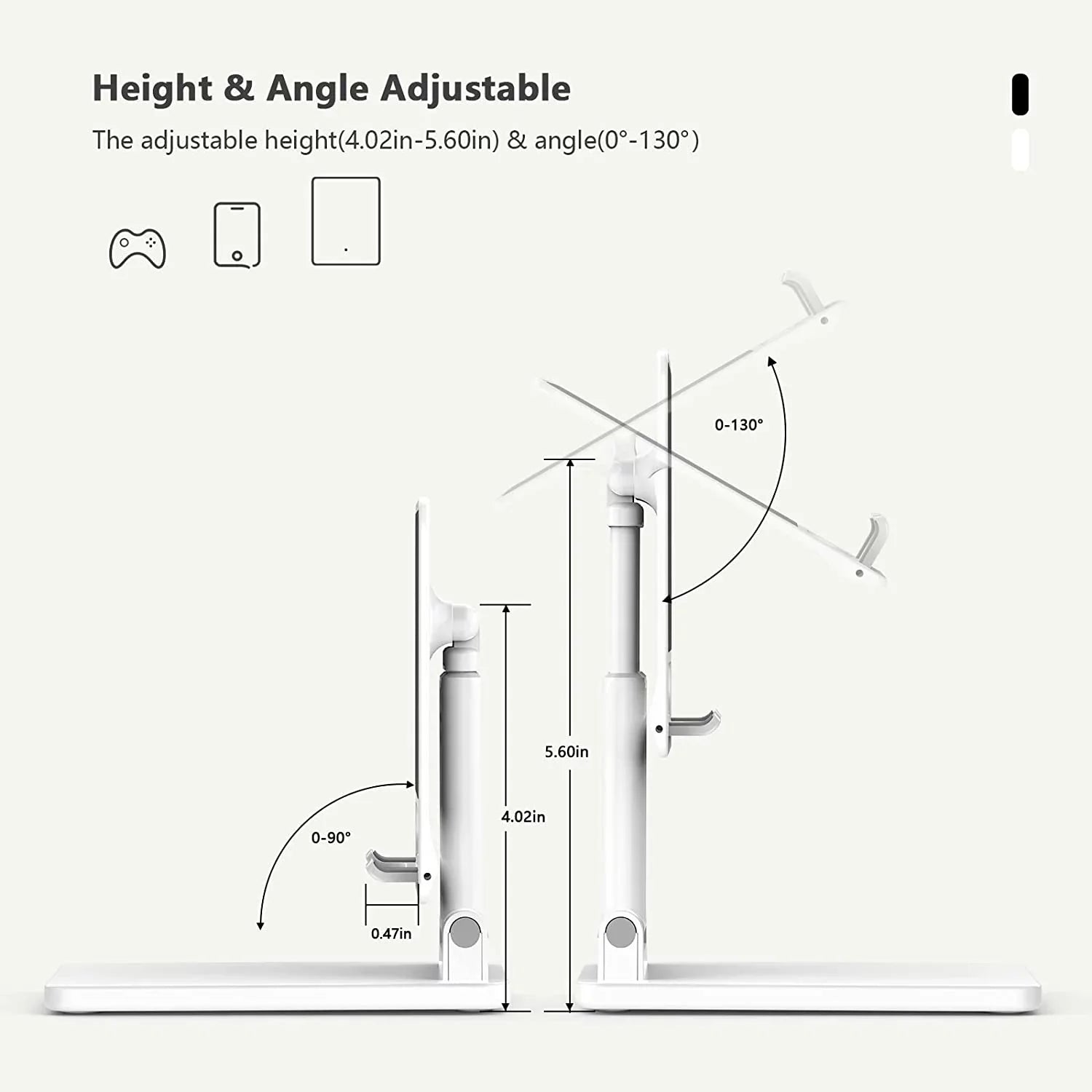for Tablet Double Cell Rod Stand Cute Stand Compatible Holder Phone Anti-Slip Phone Foldable Portable Phone Desk